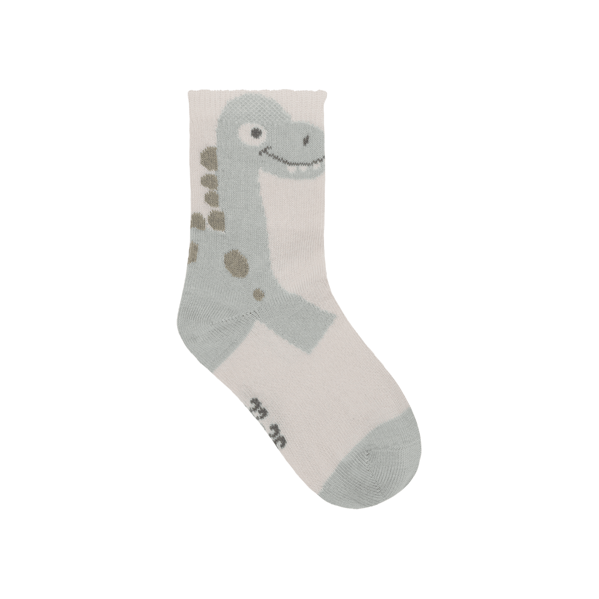Minymo - Sokker 2-pk Dinosaur Willam Gray - Guttelus.no