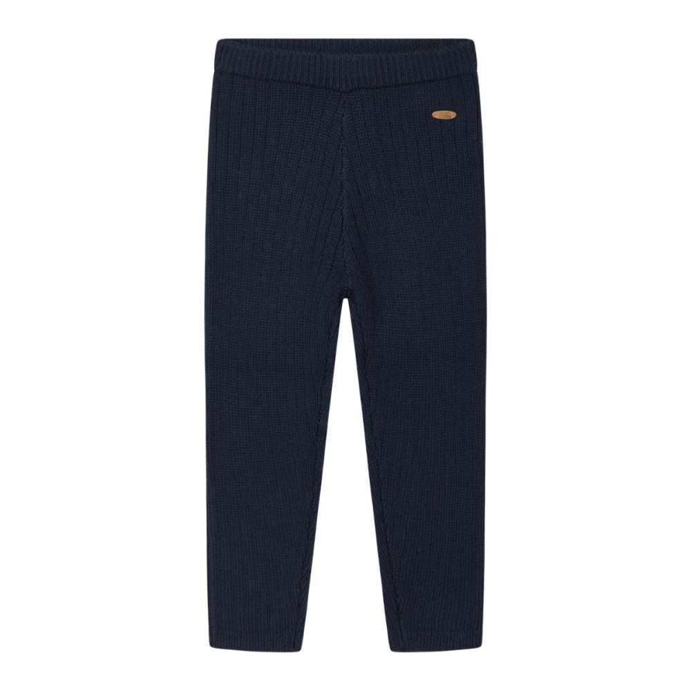 Hust and Claire - Leggings Ull Ribbestrikket Lui More Navy