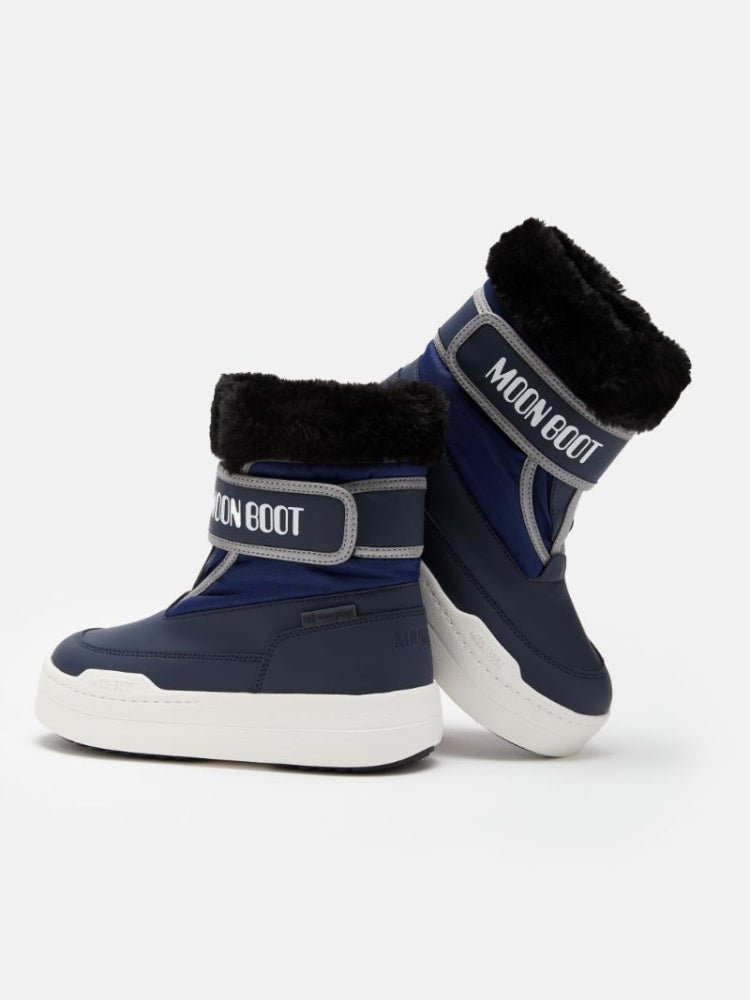 Moon Boot - JR Park Strap Boots Blue - Guttelus
