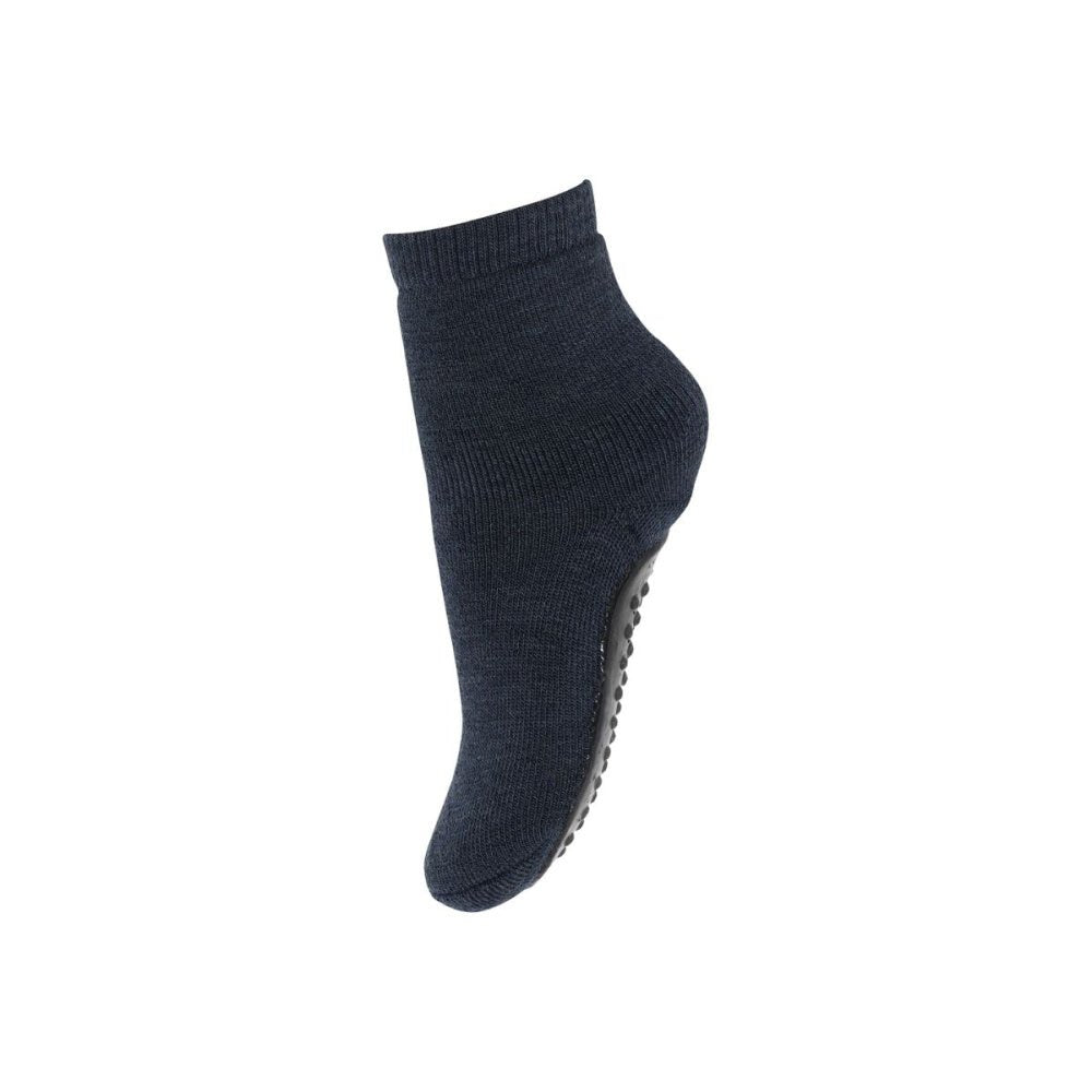 MP - Antisklisokker i Ull Dark Denim Melange - Guttelus.no
