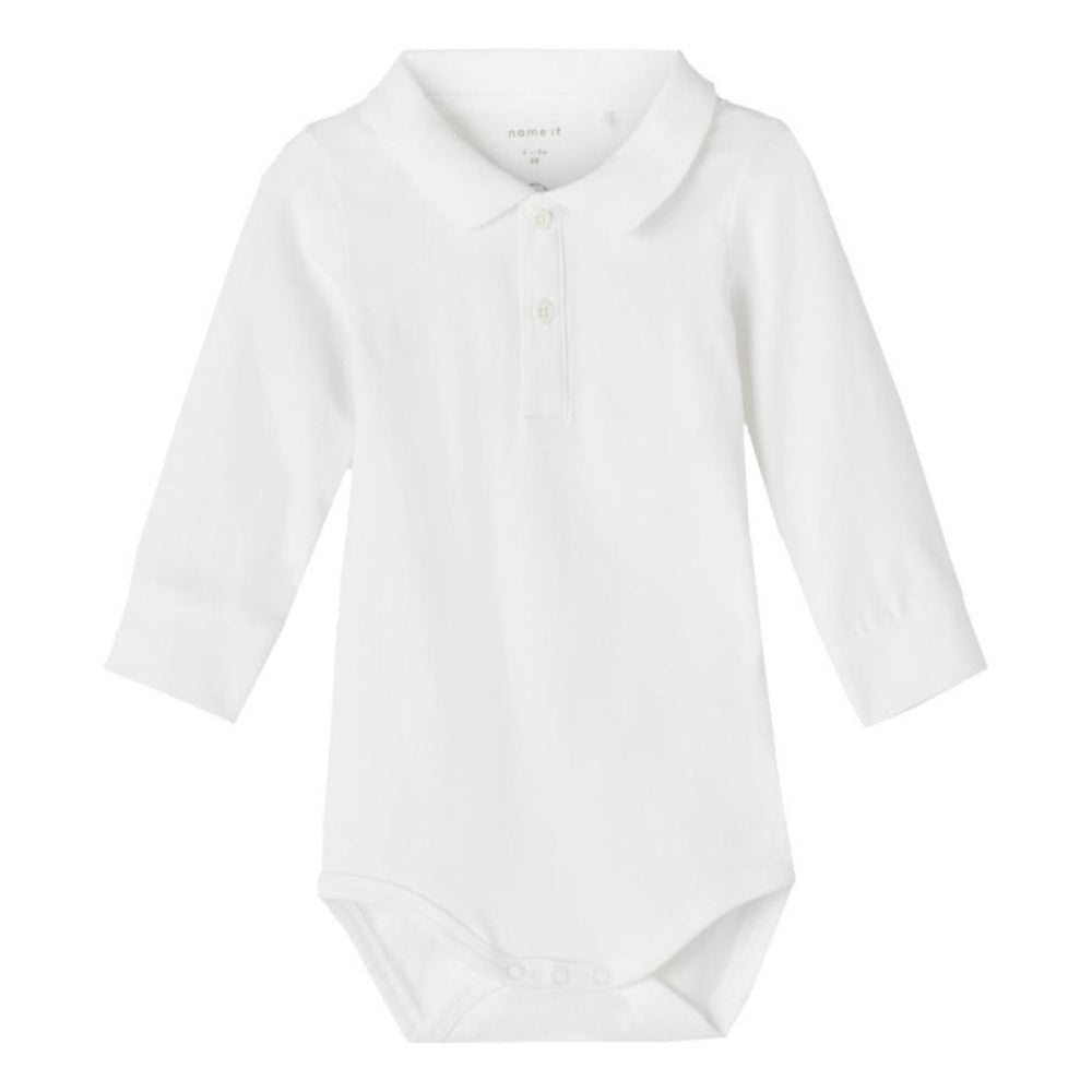 Name It - Body Holger Polo Bright White - Guttelus.no