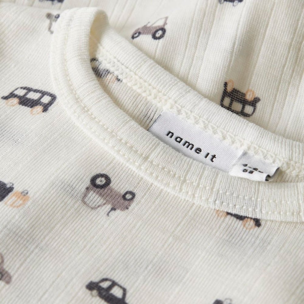 Name It - Body Ull Baby Wang Small Cars Snow White - Guttelus