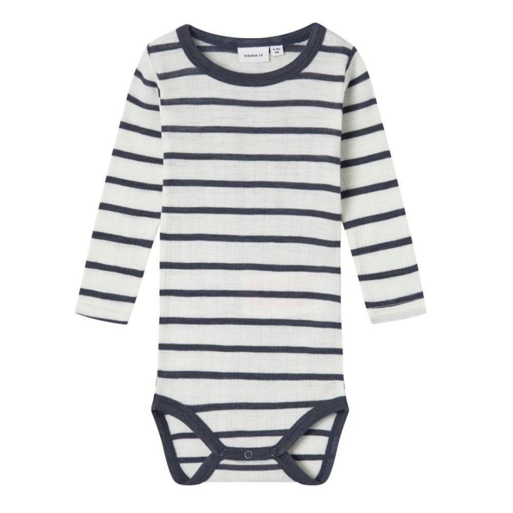 Name It - Body Ull Baby Wang Striper Ombre Blue - Guttelus