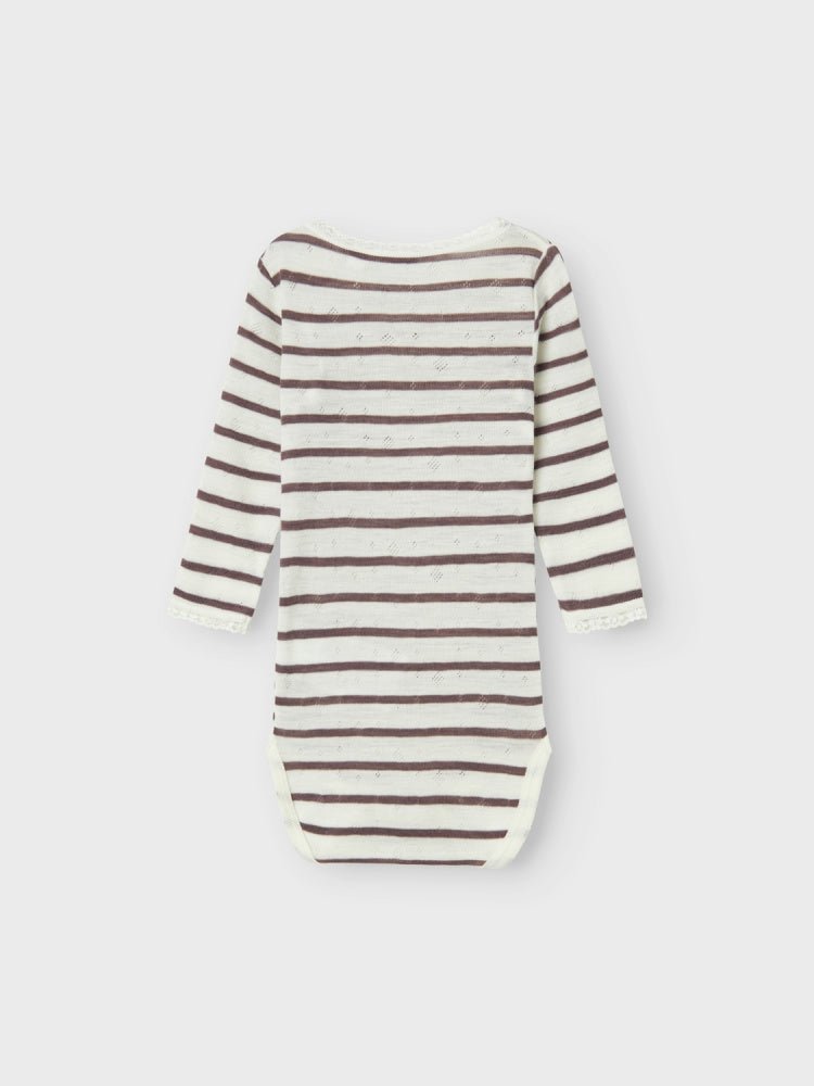 Name It - Body Ull Baby Wang Striper Sparrow - Guttelus.no