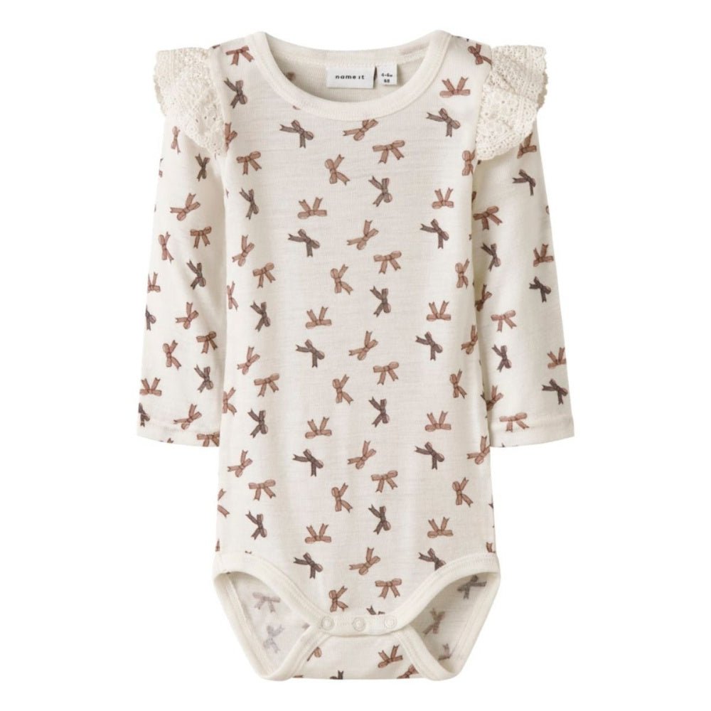 Name It - Body Ull Wang Bows Snow White - Guttelus