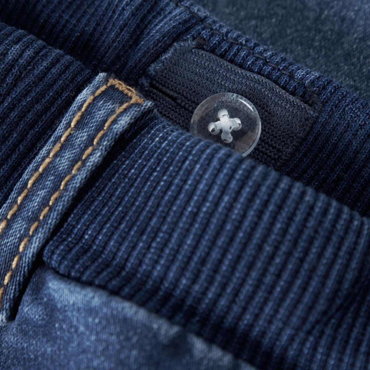Name It - Bukse Ben Baggy Fleece Jeans Dark Blue Denim - Guttelus
