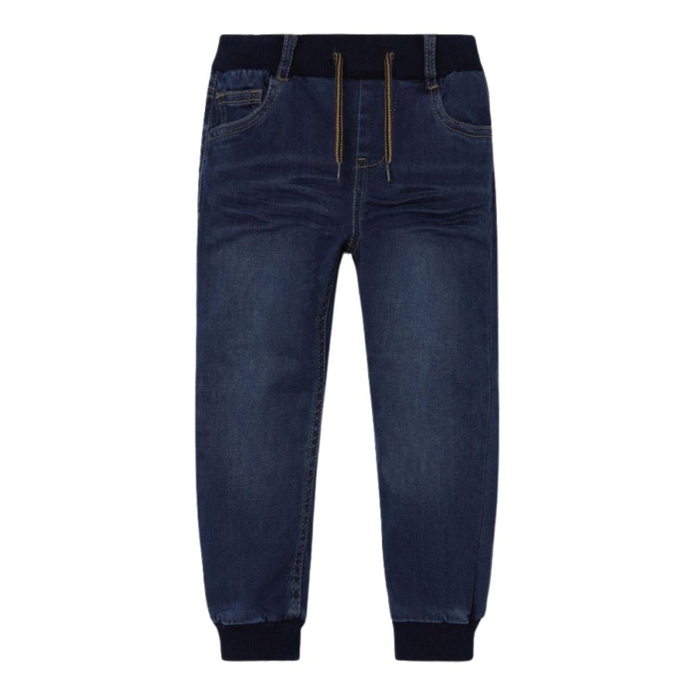 Name It - Bukse Ben Baggy Jeans Dark Blue Denim - Guttelus