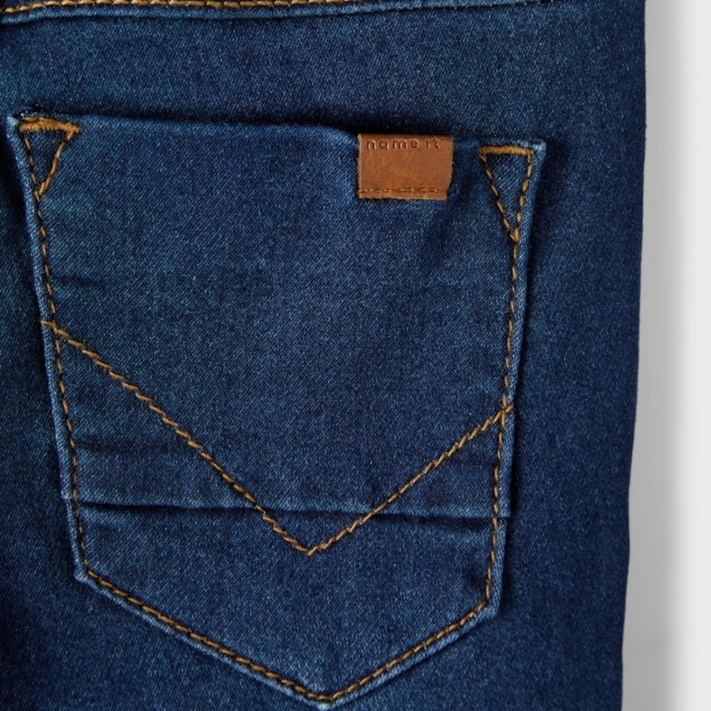 Name It - Bukse Jeans Ryan Slim Dark Blue Denim - Guttelus.no