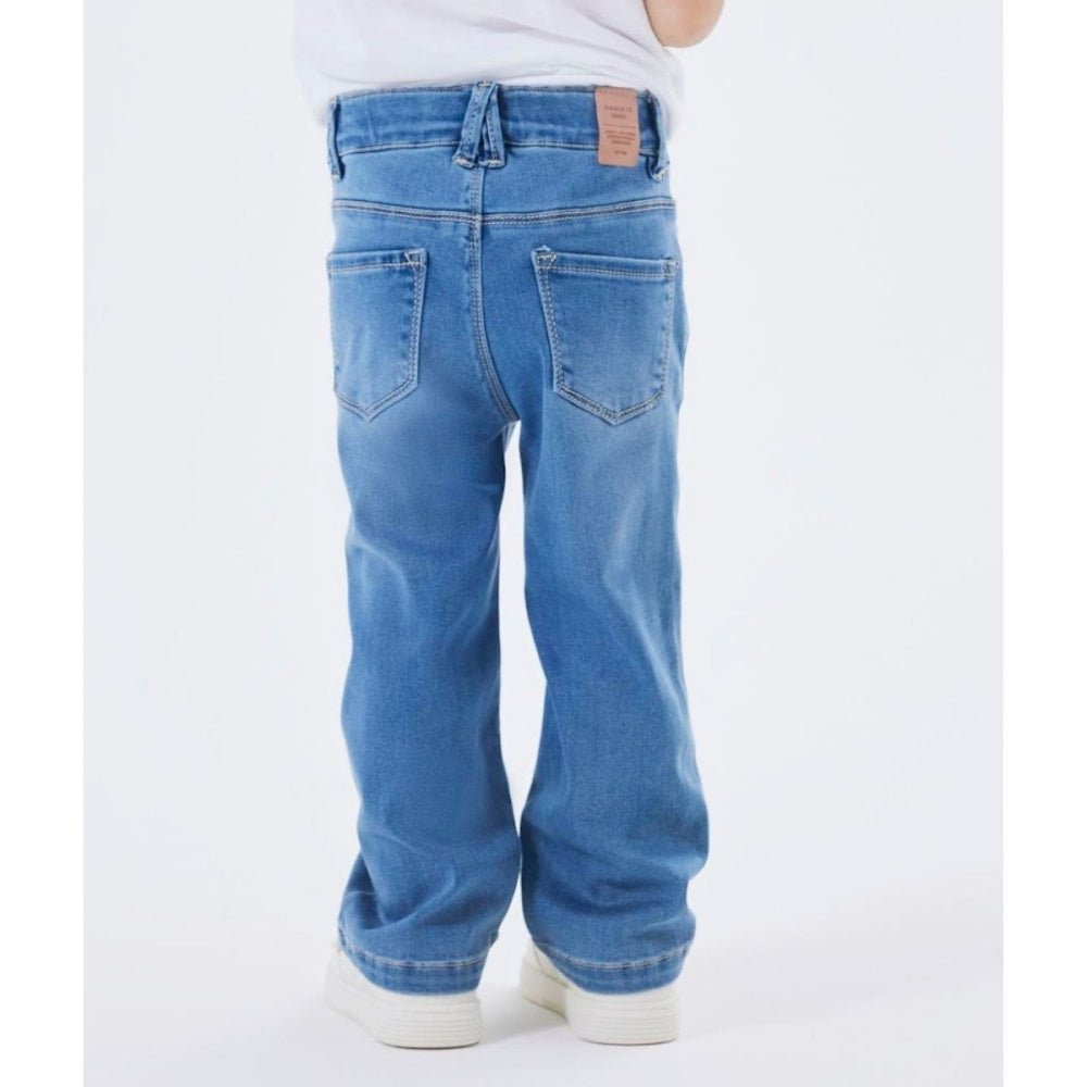 Name It - Bukse Salli Bootcut Jeans Light Blue Denim - Guttelus