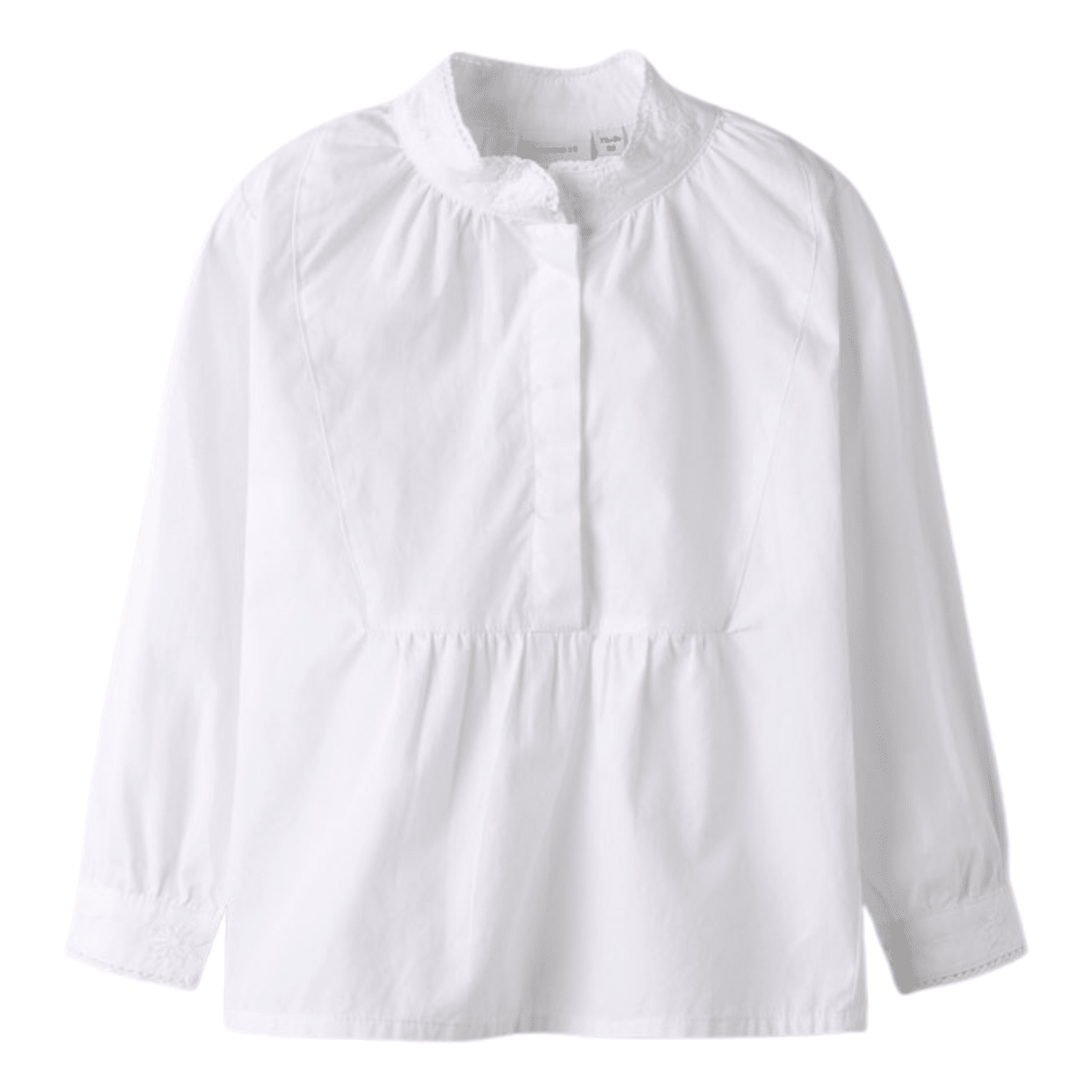 Name It - Bunadsskjorte 2026 Terina Bright White - Guttelus.no