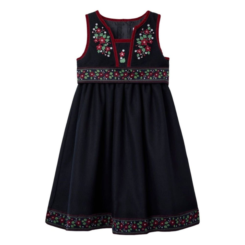 Name It - Festdrakt / Bunad - Tena Dark Sapphire/ Tibetan Red - Guttelus