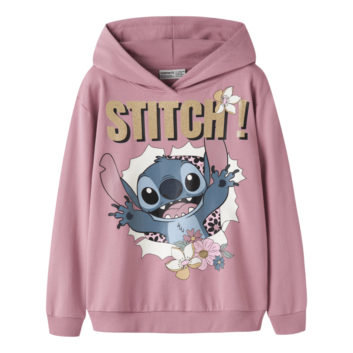 Name It - Genser Jynda Stitch Lilas - Guttelus.no