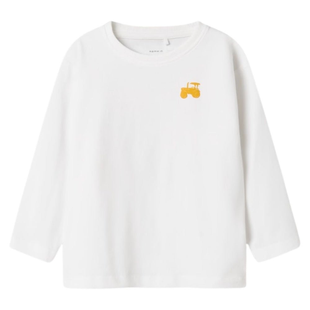 Name It - Genser Lonnie Tractor Bright White - Guttelus