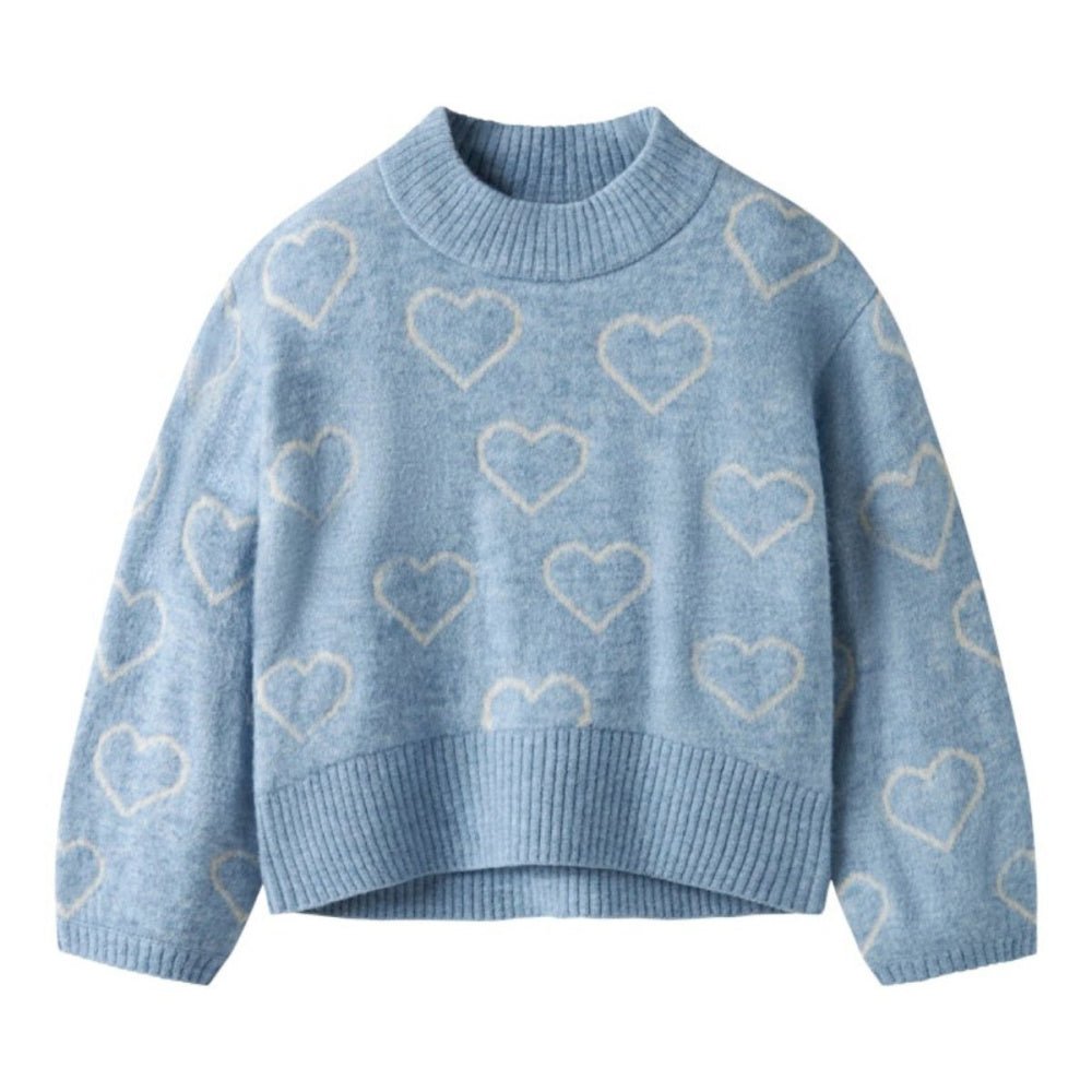 Name It - Genser Oversize Leify Dusty Blue - Guttelus