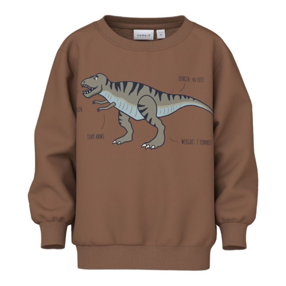 Name It - Genser Sweat Dino Pecan Pie - Guttelus