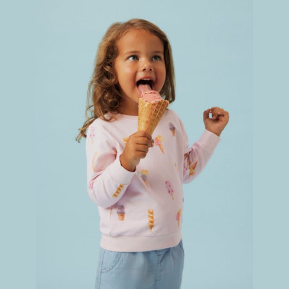 Name It - Genser Sweat Jillian Icecream Ballerina - Guttelus