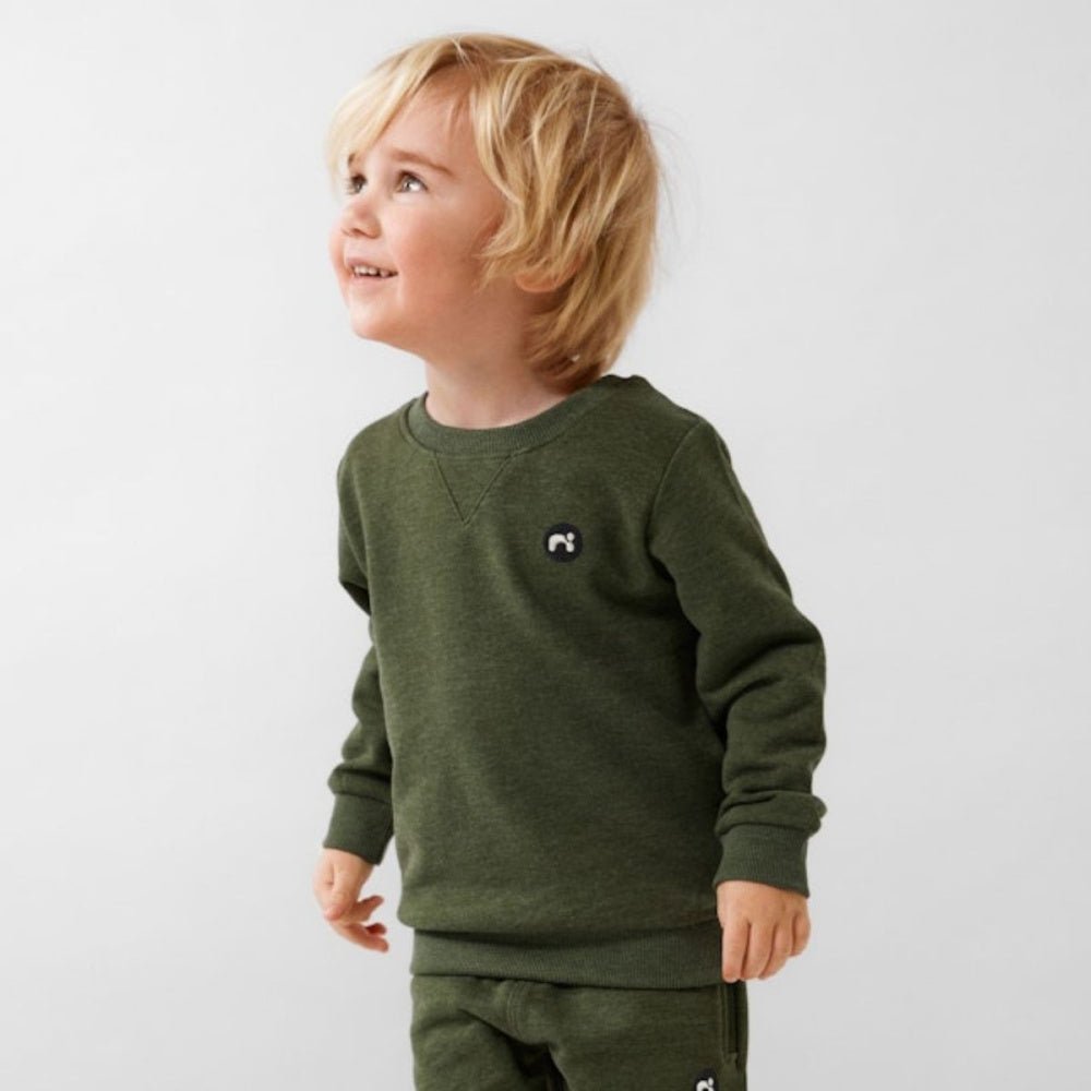 Name It - Genser Sweat Vimo Rifle Green - Guttelus