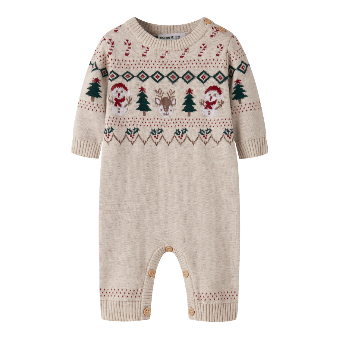 Name It - Heldress Baby Jul Ralko Peyote Melange - Guttelus