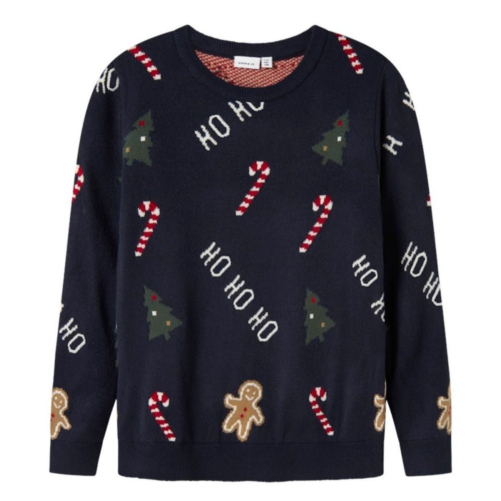 Name It - Julegenser Jr Knit Rasko Navy Blazer - Guttelus