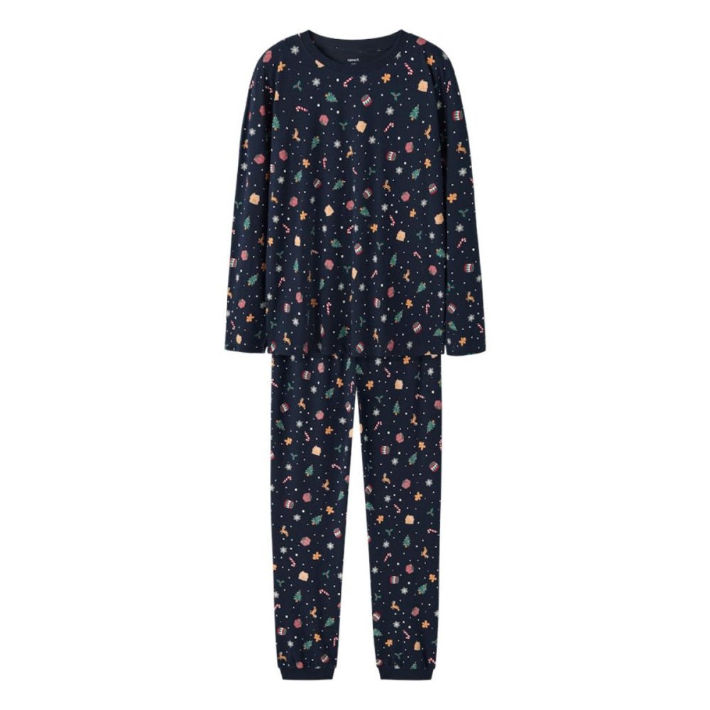 Name It - Julepysj 2-delt Voksen Unisex Xmas Navy Blazer - Guttelus.no