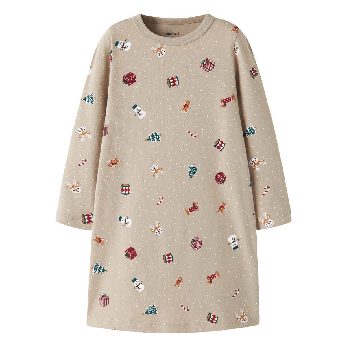 Name It - Julepysj Nattkjole Vismas 2026 Pure Cashmere - Guttelus