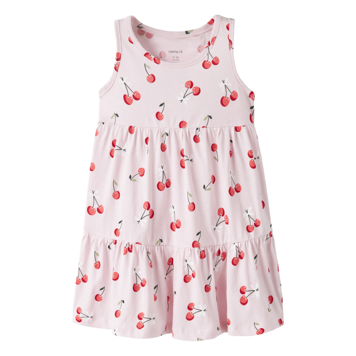 Name It - Kjole Vigga Cradle Pink Cherries - Guttelus.no