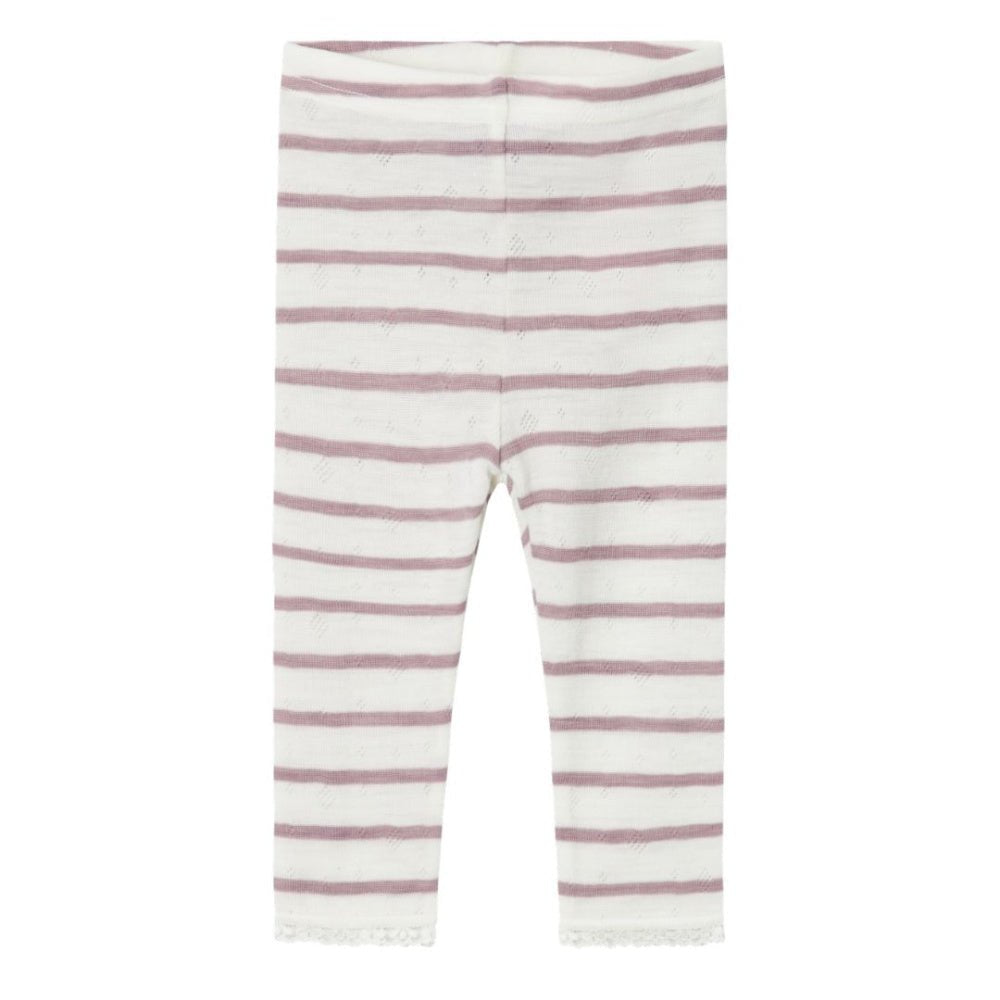 Name It - Longs Ull Baby Wang Striper Purple Dove - Guttelus