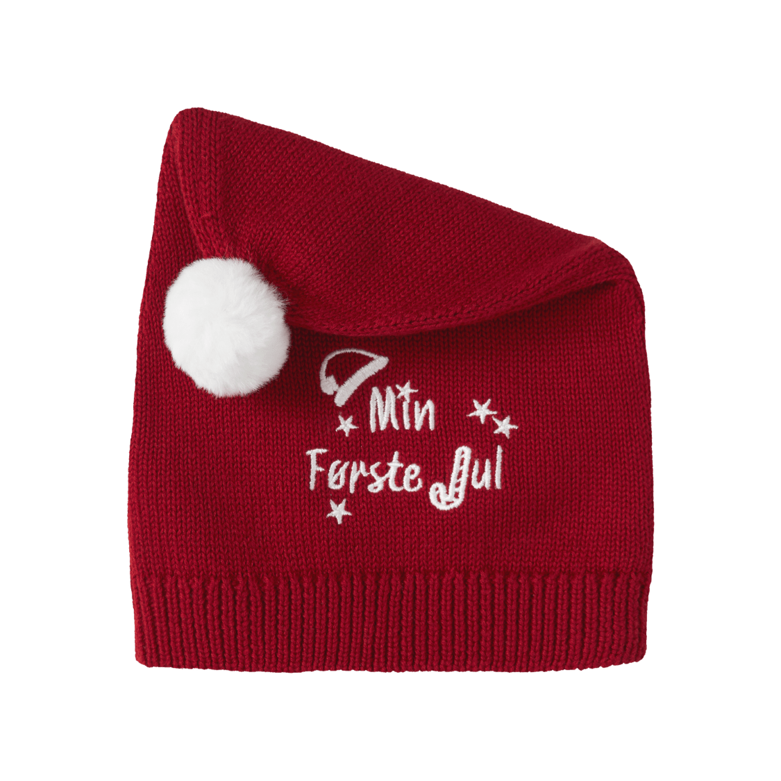 Name It - Nisselue Baby "Min Første Jul" Red Dahlia - Guttelus