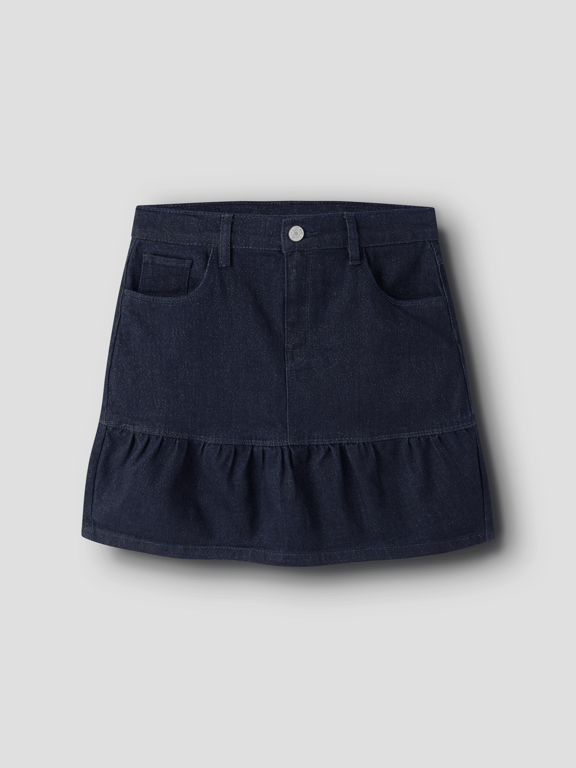 Name It - Skjørt Liv Glitter Dark Blue Denim - Guttelus