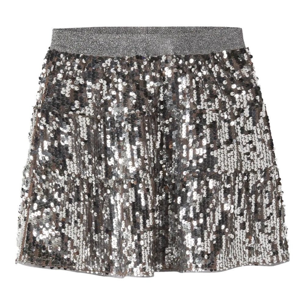 Name It - Skjørt Riscing Paljetter Silver - Guttelus