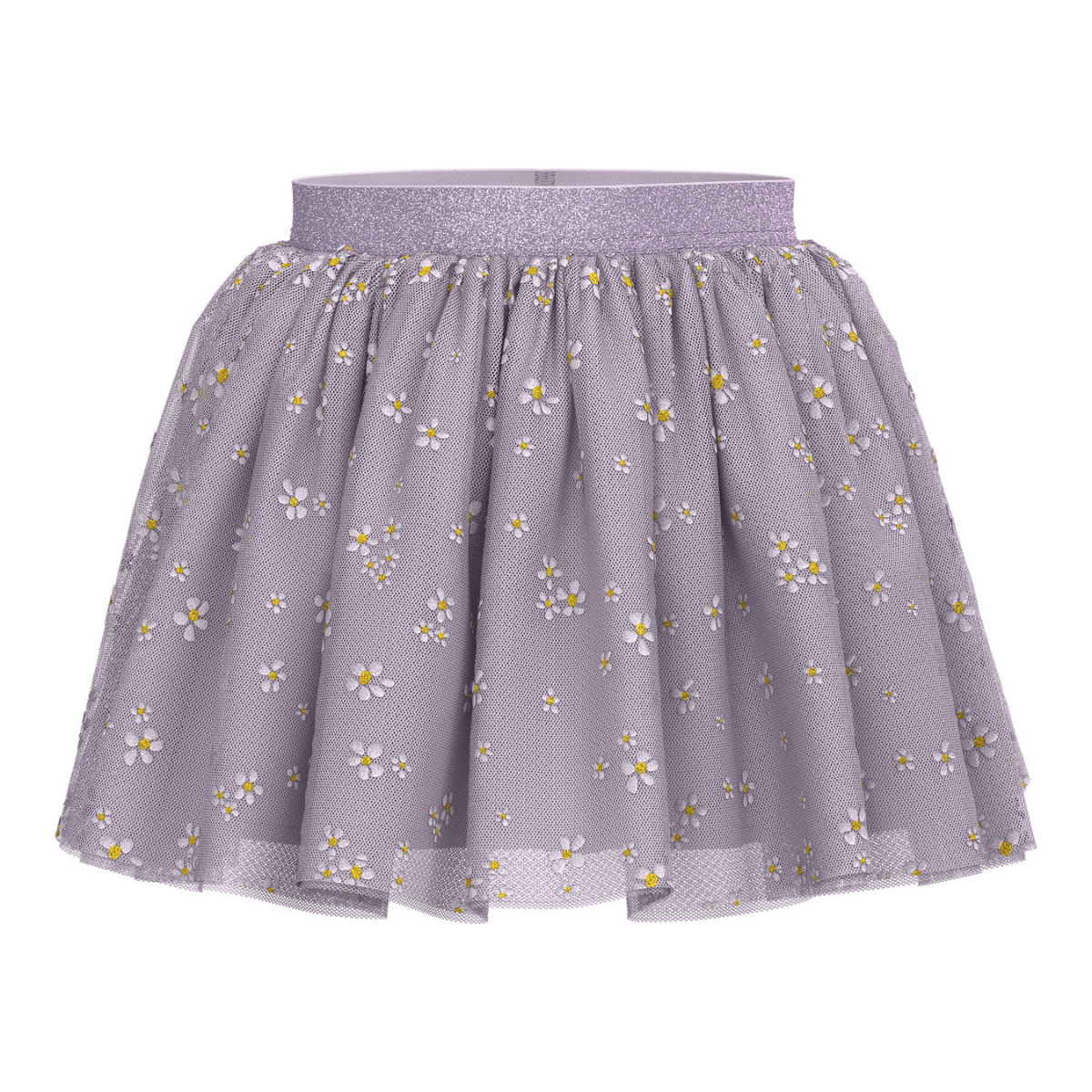 Name It - Skjørt Vabos Lavender Fog Flowers - Guttelus