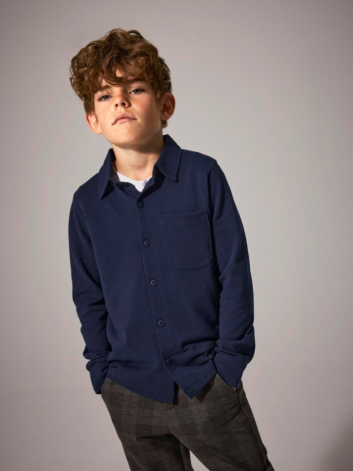 Name It - Skjorte Nkmron Navy Blazer - Guttelus