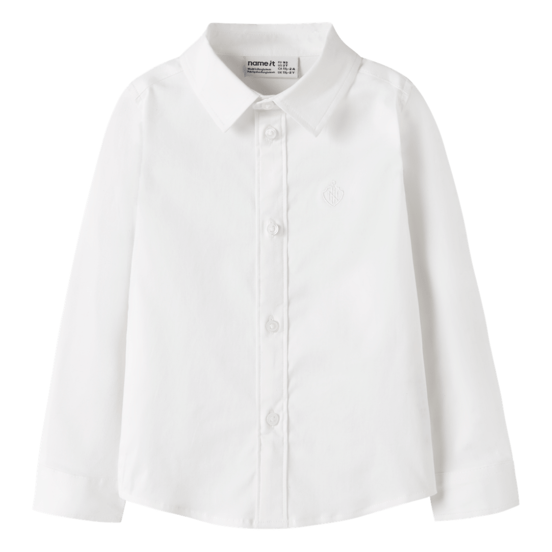 Name It - Skjorte Refrik Bright White - Guttelus