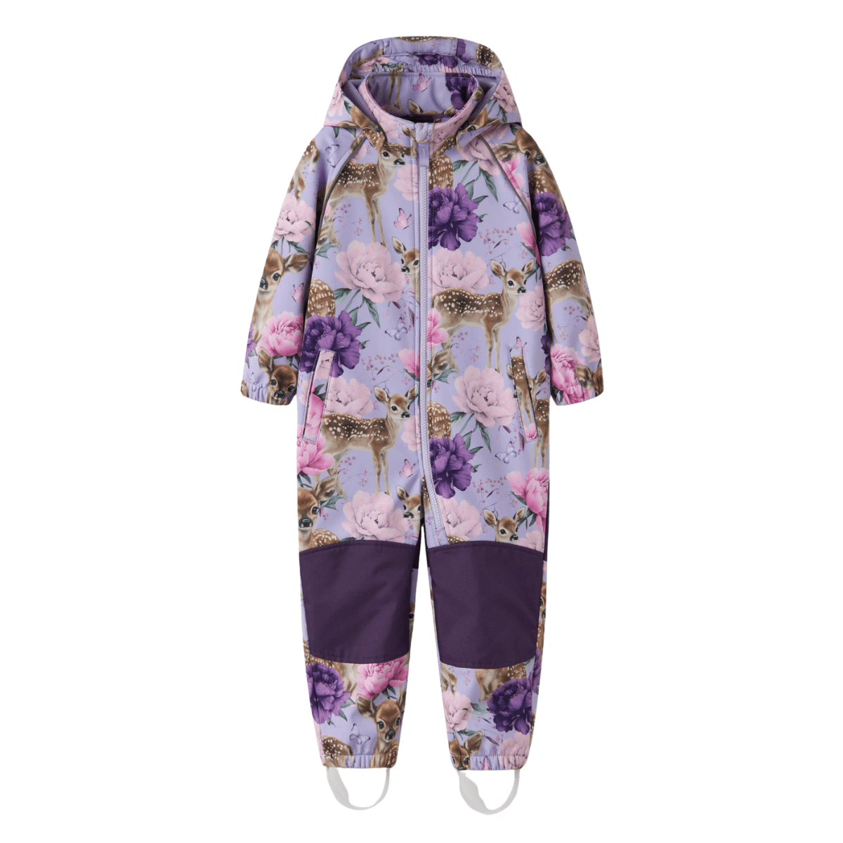 Name It - Softshelldress Lavender Blossom Bambi - Guttelus.no