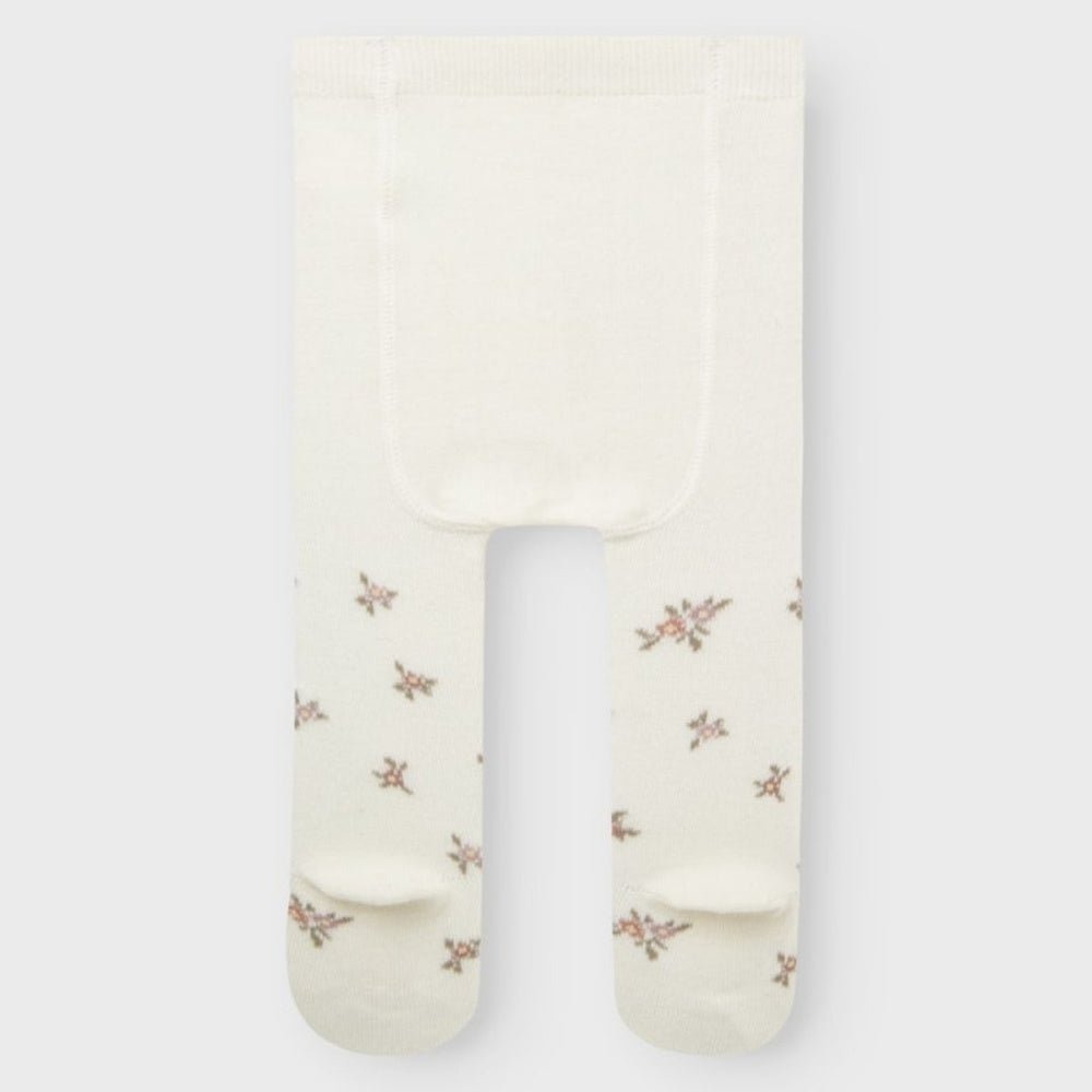 Name It - Strømpebukse Baby Ull/ Bomull Wak Snow White Small Flowers - Guttelus.no