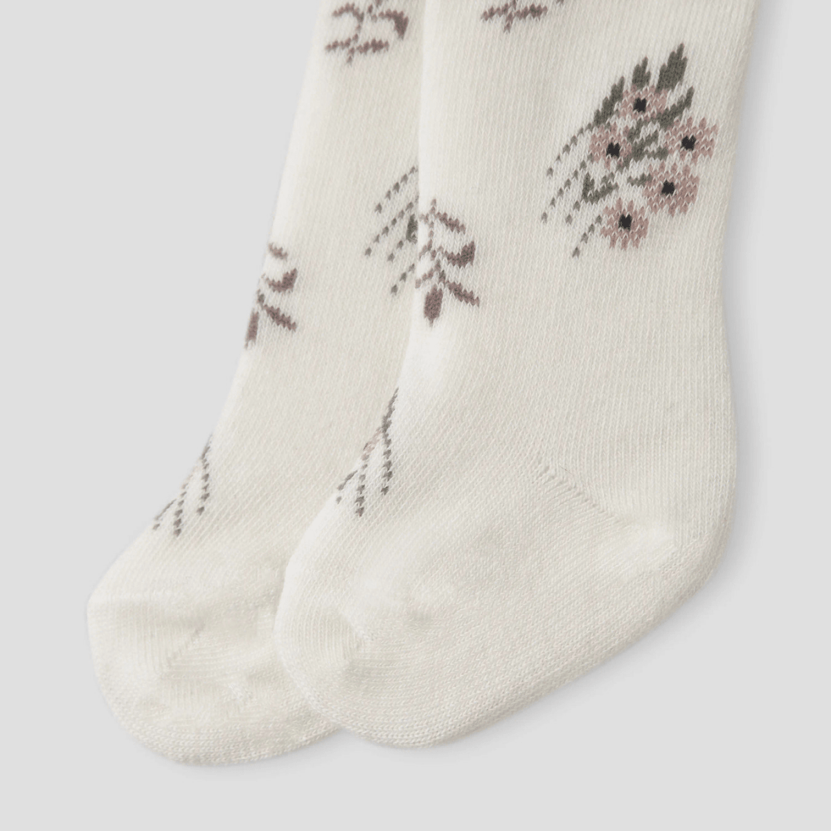 Name It - Strømpebukse i Ull/ Bomull Baby Wak Snow White Long Flowers - Guttelus