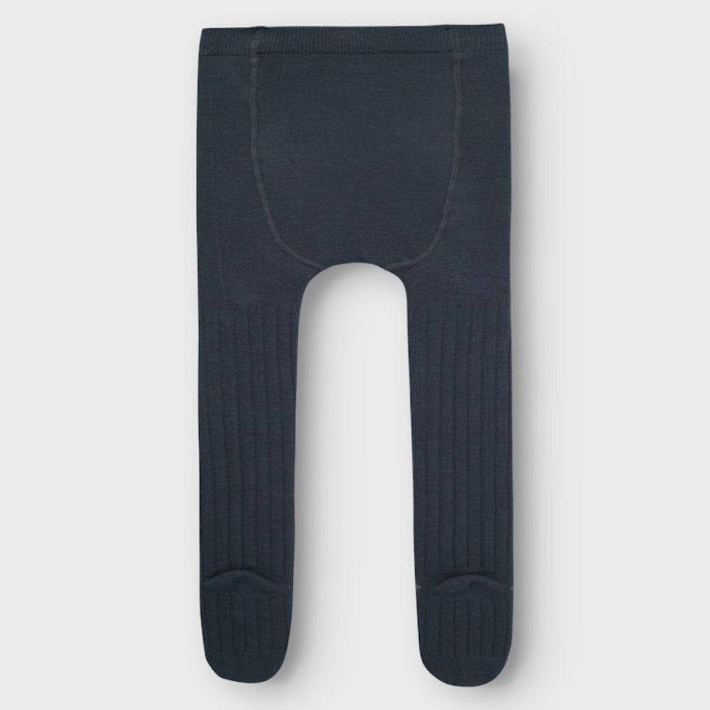 Name It - Strømpebukse i Ull Wakma Rib Ombre Blue - Guttelus