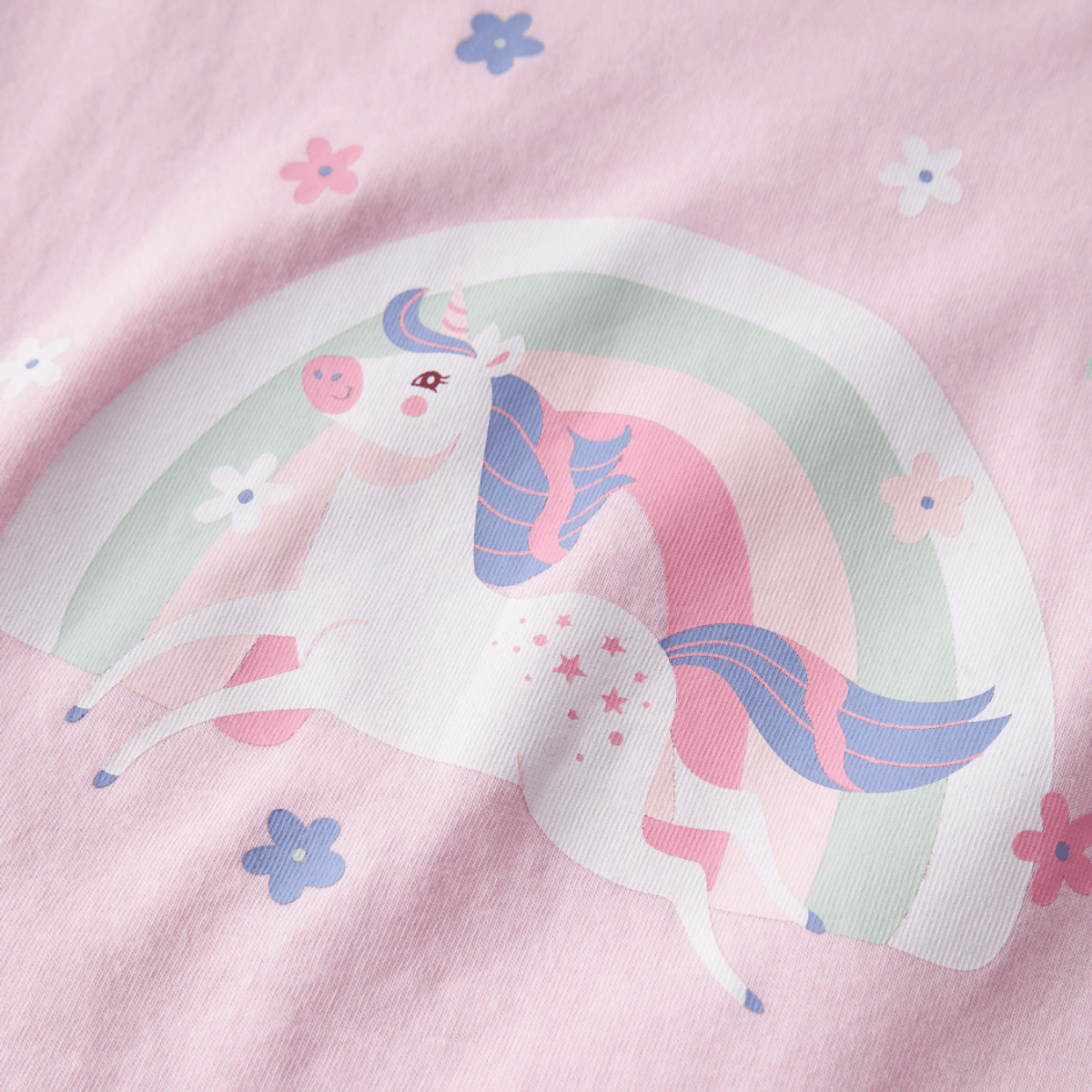 Name It - T-skjorte Vigea Pirouette Rainbow Unicorn - Guttelus.no