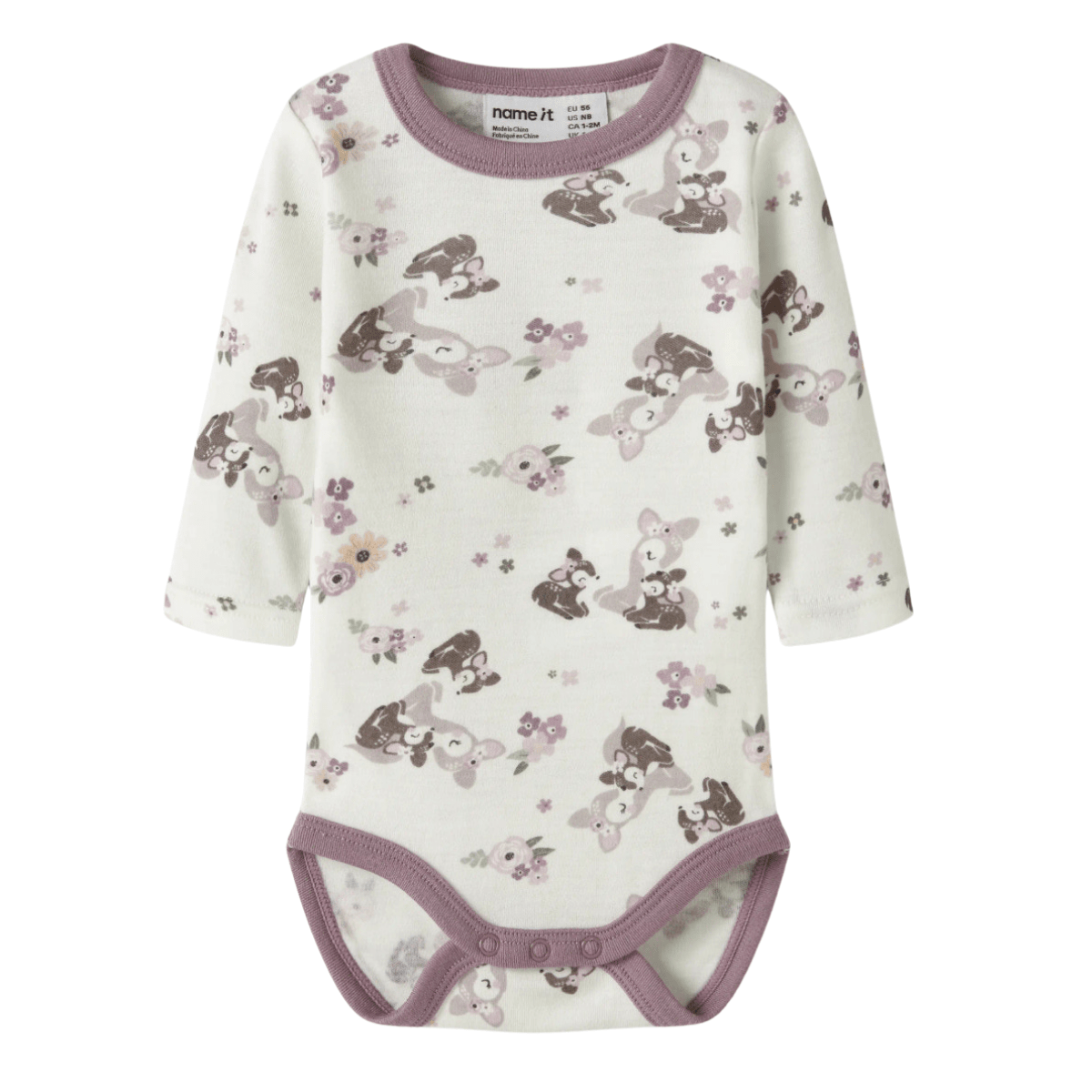 Name It - Ullbody Willit Snow White Bambi + Flowers - Guttelus