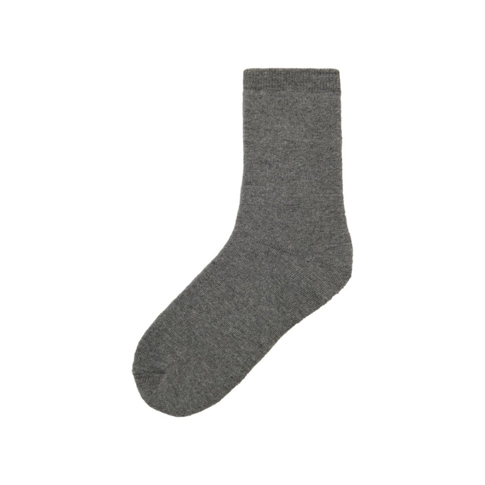 Name It - Ullsokker Jr Waksi Terry Dark Grey Melange - Guttelus.no