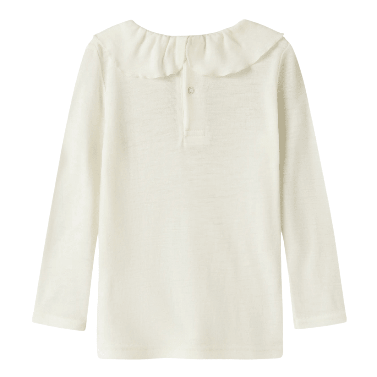 Name It - Ulltrøye med Krage Wang Rib Snow White - Guttelus.no