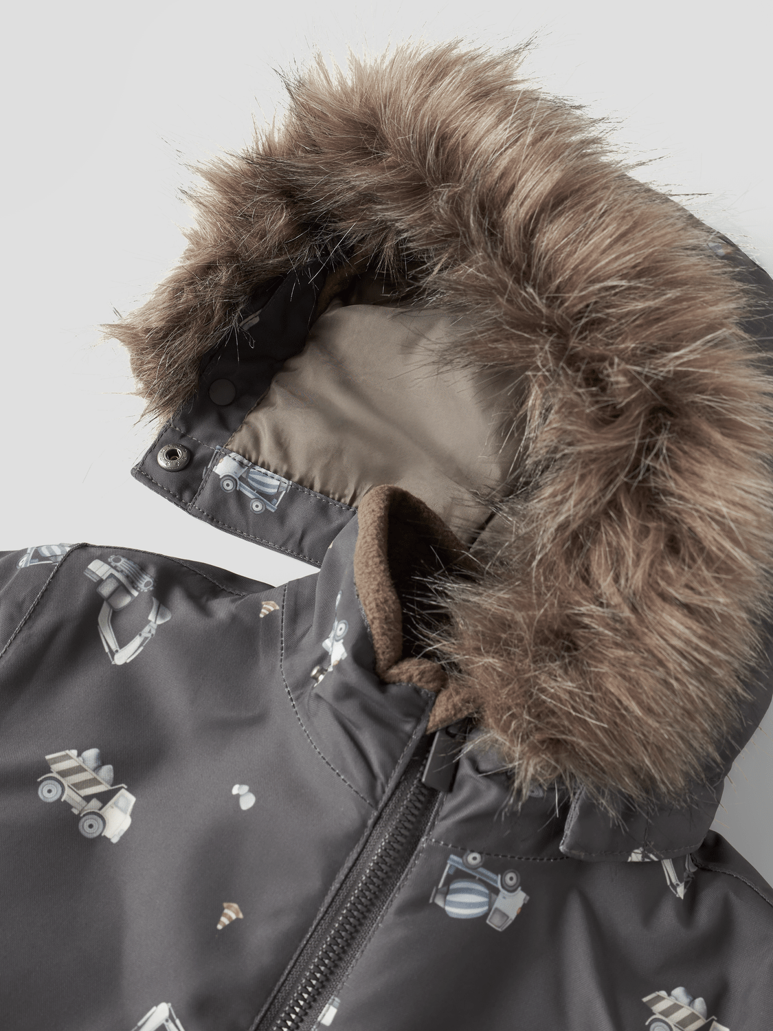 Name It - Vinterdress Snow10 Blackened Pearl - Guttelus