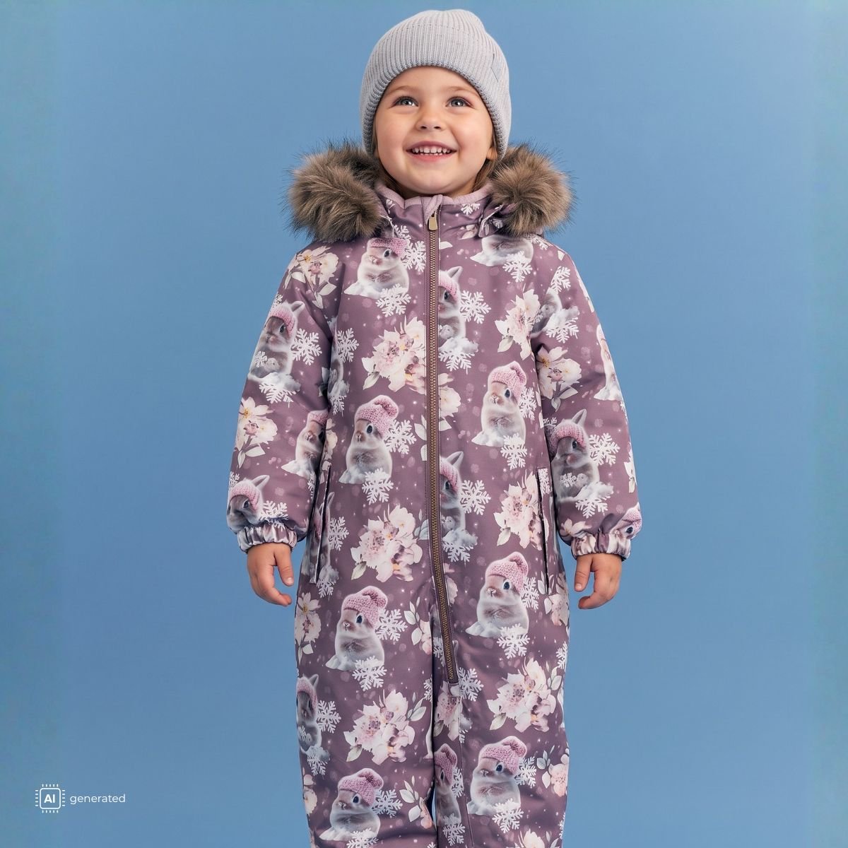 Name It - Vinterdress Snow10 Grape Shake - Guttelus