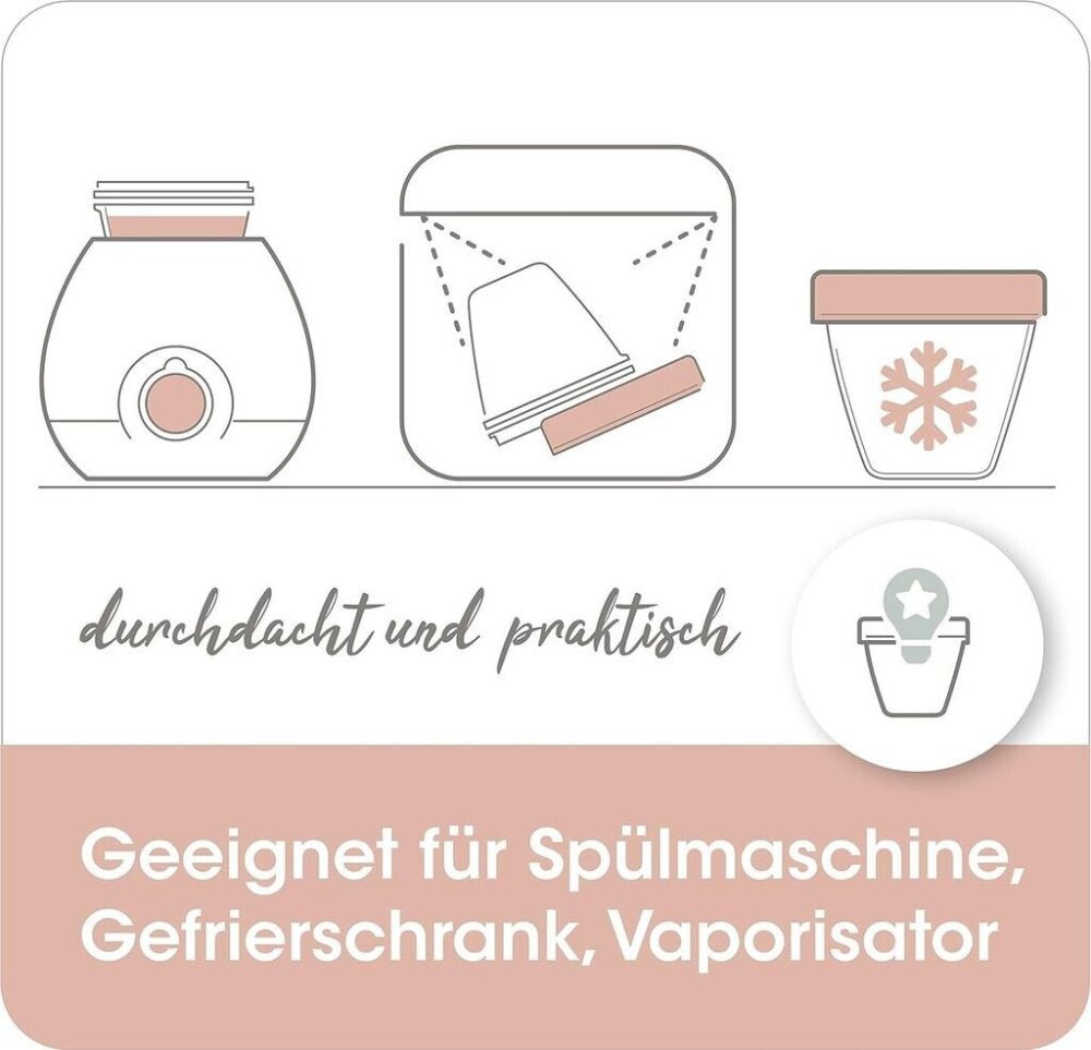 Nip - Oppbevaringsbeger for morsmelk 4-pk - Guttelus.no
