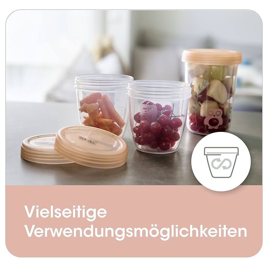 Nip - Oppbevaringsbeger for morsmelk 4-pk - Guttelus.no