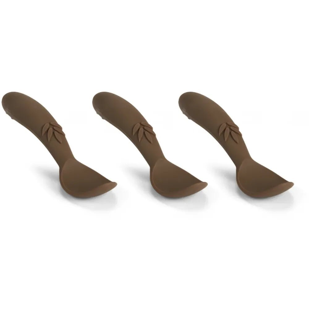 Nuuroo - 3 pk Skje i silikon Acorn - Guttelus.no