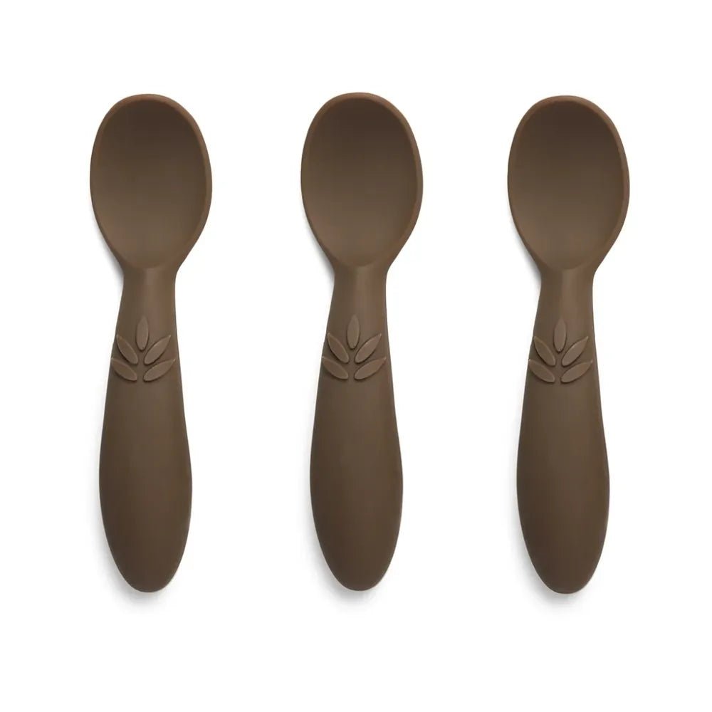 Nuuroo - 3 pk Skje i silikon Acorn - Guttelus.no