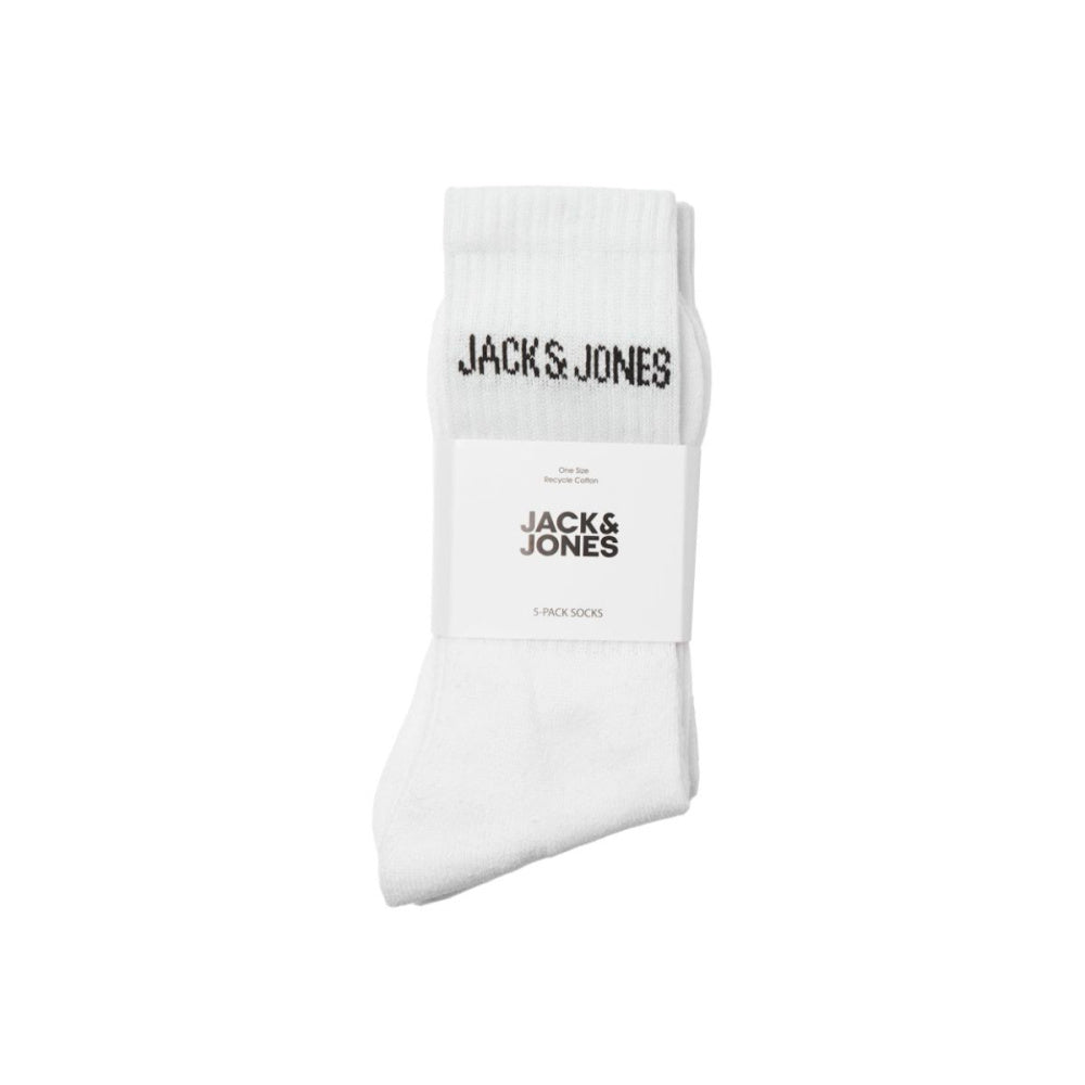 Jack & Jones - Tennissokker 5pk Regen White White