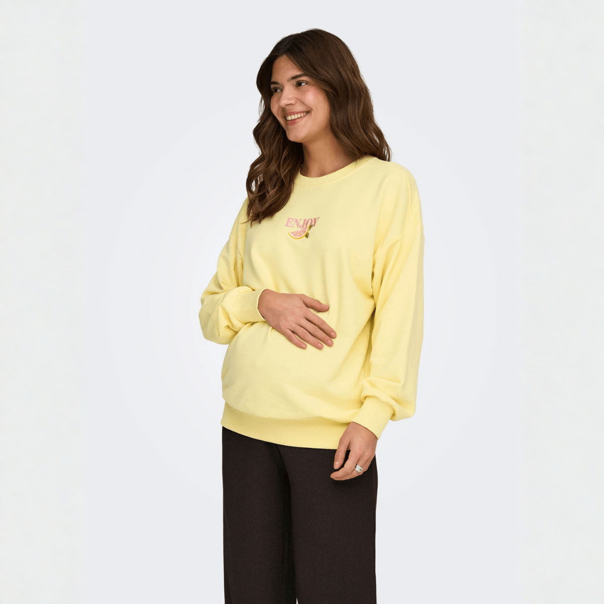 ONLY Maternity - Genser Kita Sunlight Spritz - Guttelus.no