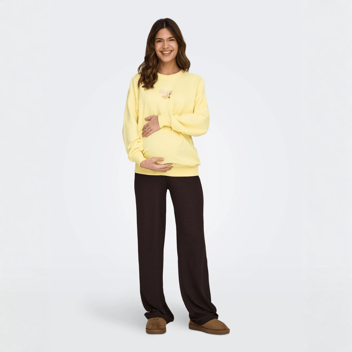 ONLY Maternity - Genser Kita Sunlight Spritz - Guttelus.no